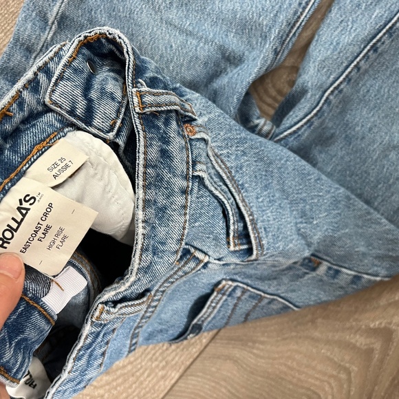 Rollas Eastcoast Crop Flare Jeans - Picture 3 of 3